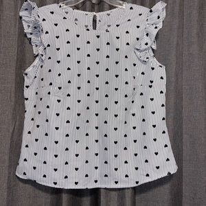 SHEIN flutter sleeve blouse